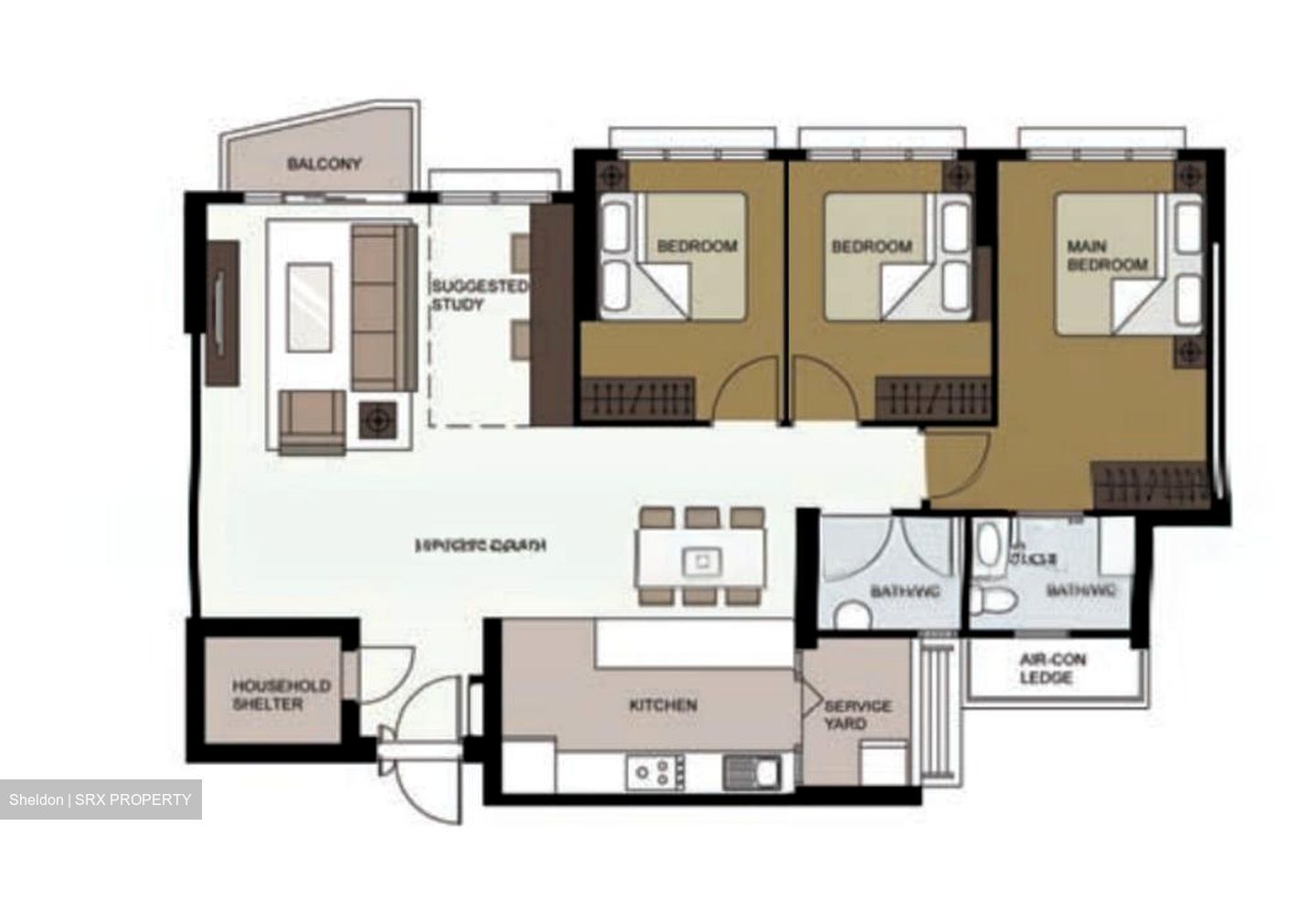 Blk 325B Punggol Bayview (Punggol), HDB 5 Rooms #592804001